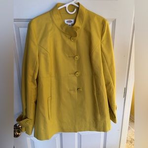 A yellow jacket by Talbots